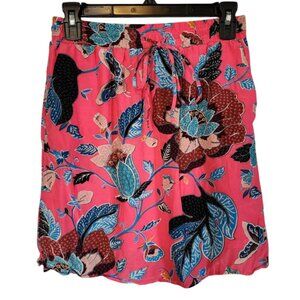 EUC Loft Floral Lined Skirt
